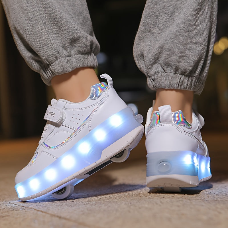 FlashRider Leuchtende Rollschuh-Sneakers – Für Kinder mit Lichterspektakel