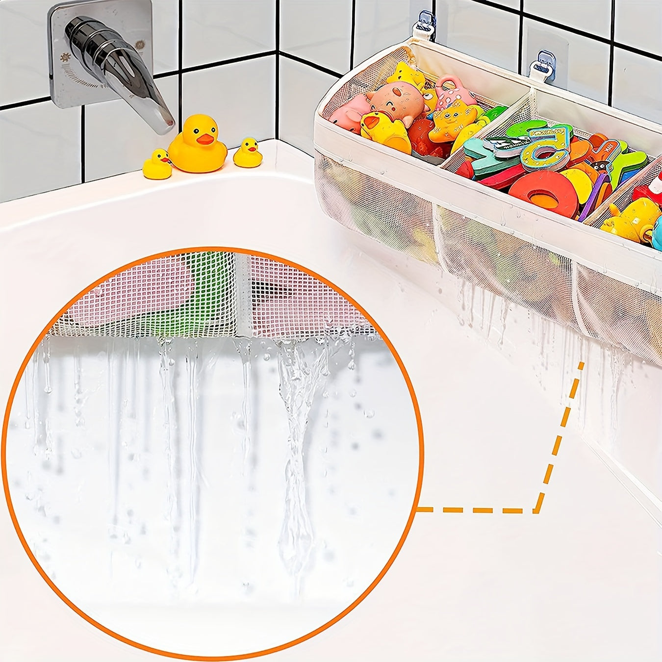 Mesh Badespielzeug-Organizer – Ein Perfektes Geschenk zum Muttertag