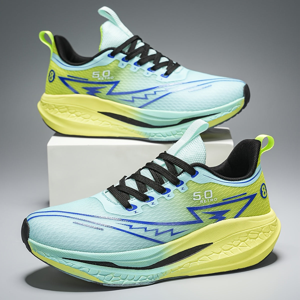 Leichte atmungsaktive Laufschuhe für Herren – Stilvolle Outdoor-Sneaker