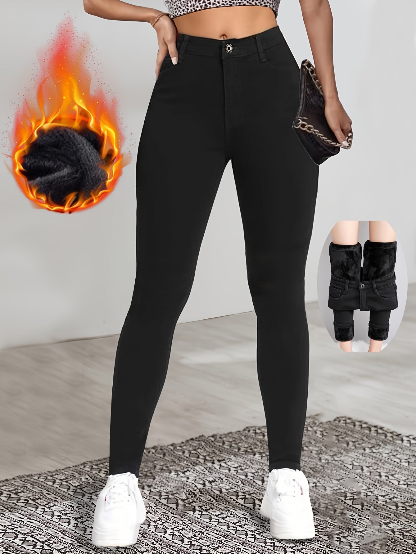 Lotte Warme Skinny Jeans – Bequem und Stylisch für die Kalten Tage