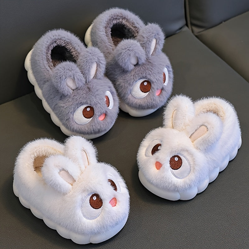 Plüsch Hasen Hausschuhe für Kinder – Für gemütliche Wintertage