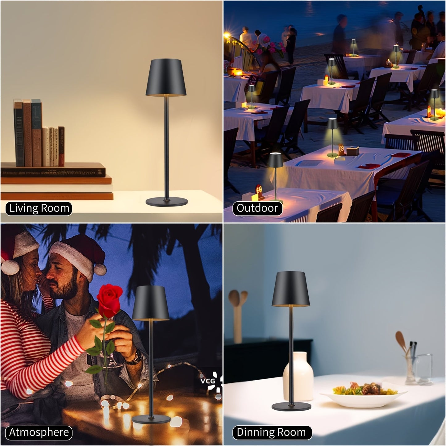 Stilvolle Drahtlose Tischlampe – Modern und Praktisch