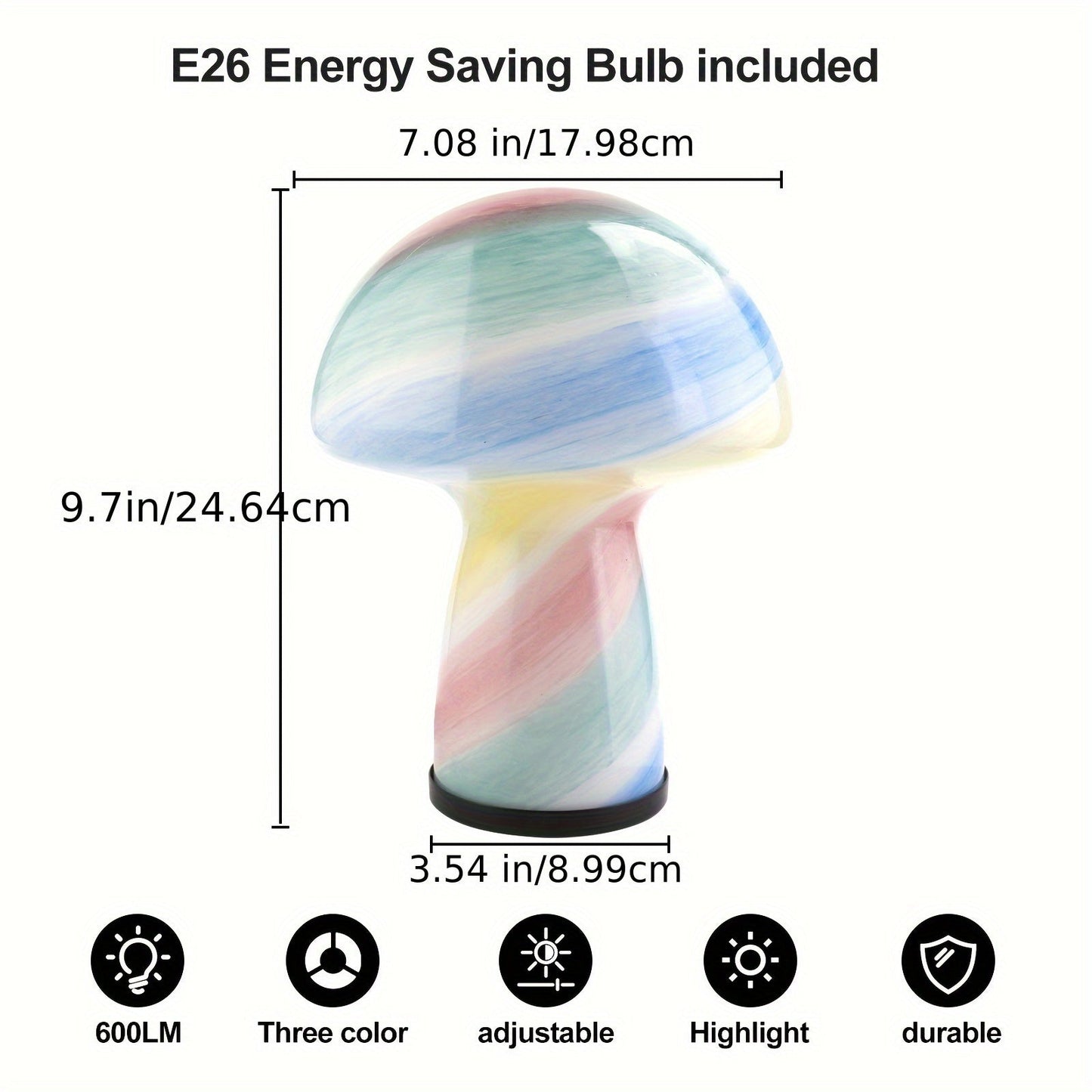 Verspielte Pilz-Lampe – Raffinierte Atmosphäre mit einem Retro-Twist