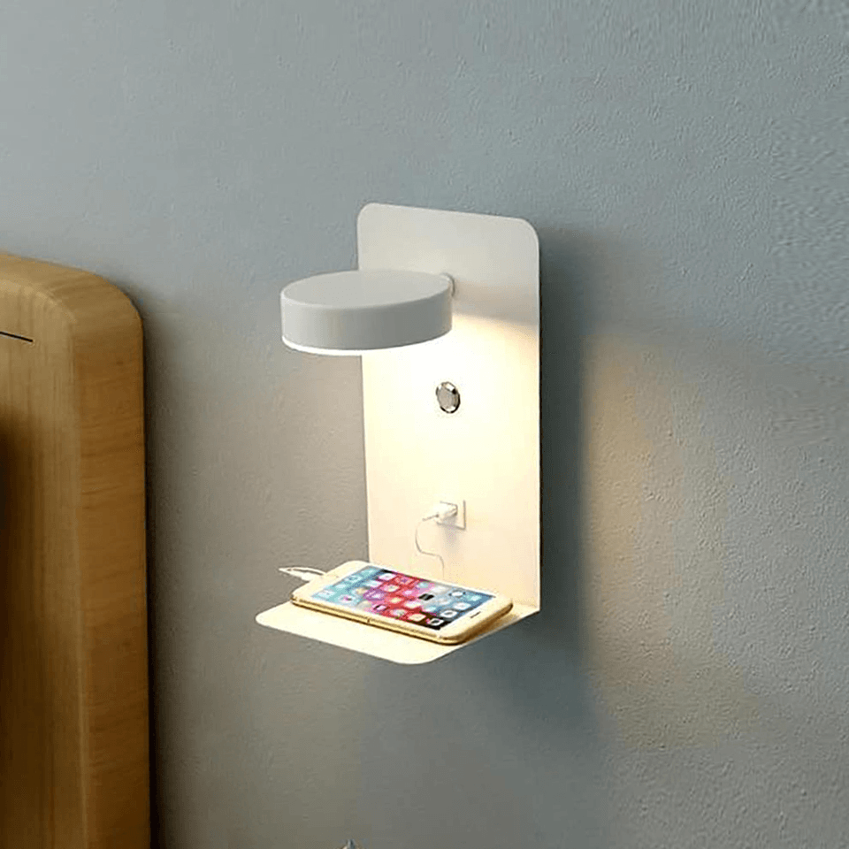 Beleuchtungshub mit Ladestation – Stilvolle und verstellbare Beleuchtung