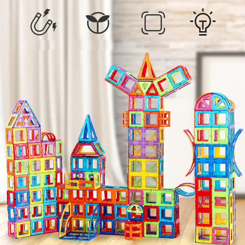 Magnetische Bausteine für Kinder - Kreatives Bau-Set
