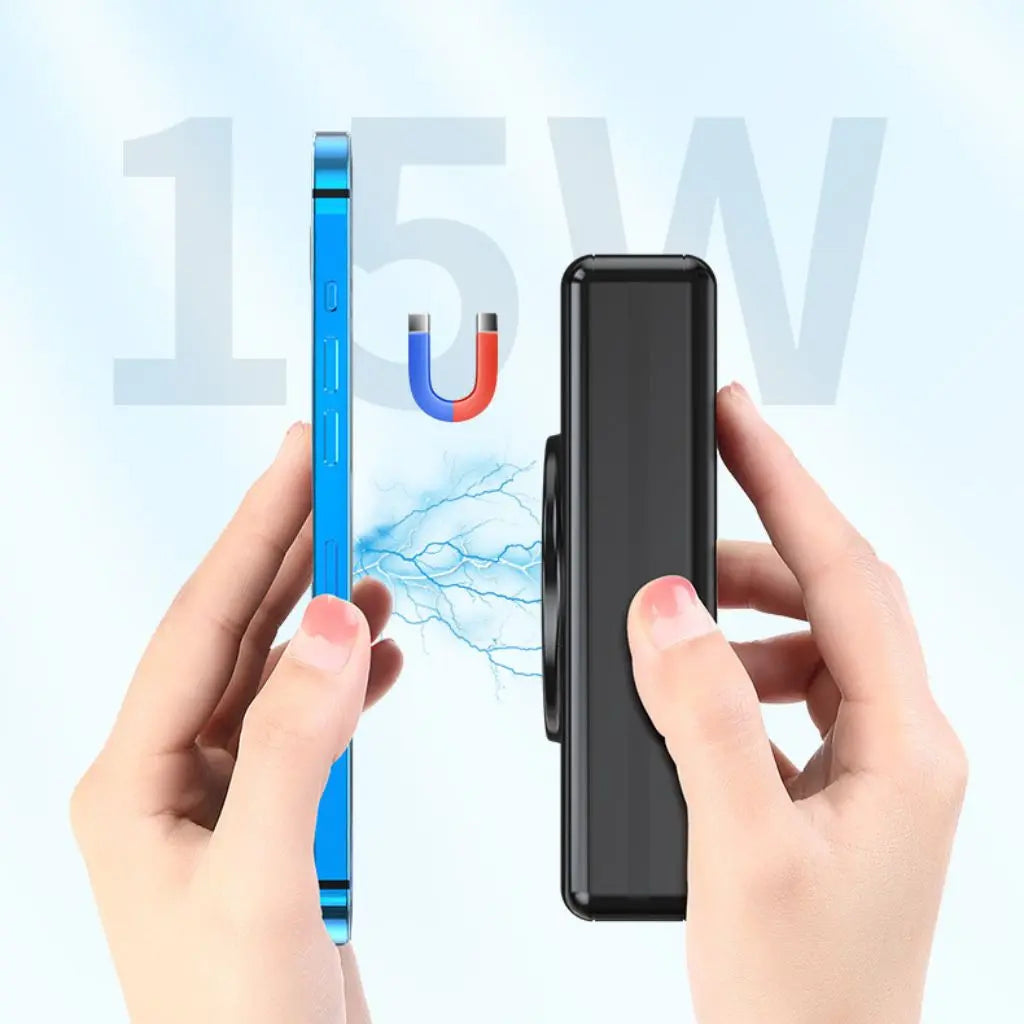 EnergieMate 5-in-1 Powerbank – Schlanker Reisebegleiter mit 15.000mAh