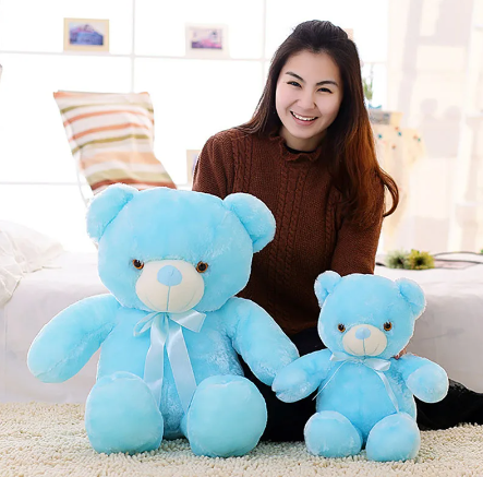 Leuchtender Teddybär für magische Momente