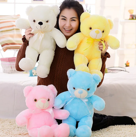 Leuchtender Teddybär für magische Momente