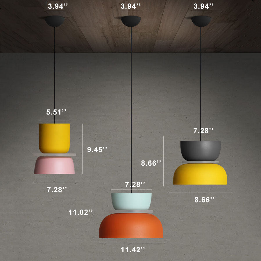 Scandi Glow Hängeleuchte – Buntes Design, Modern und Energiesparend