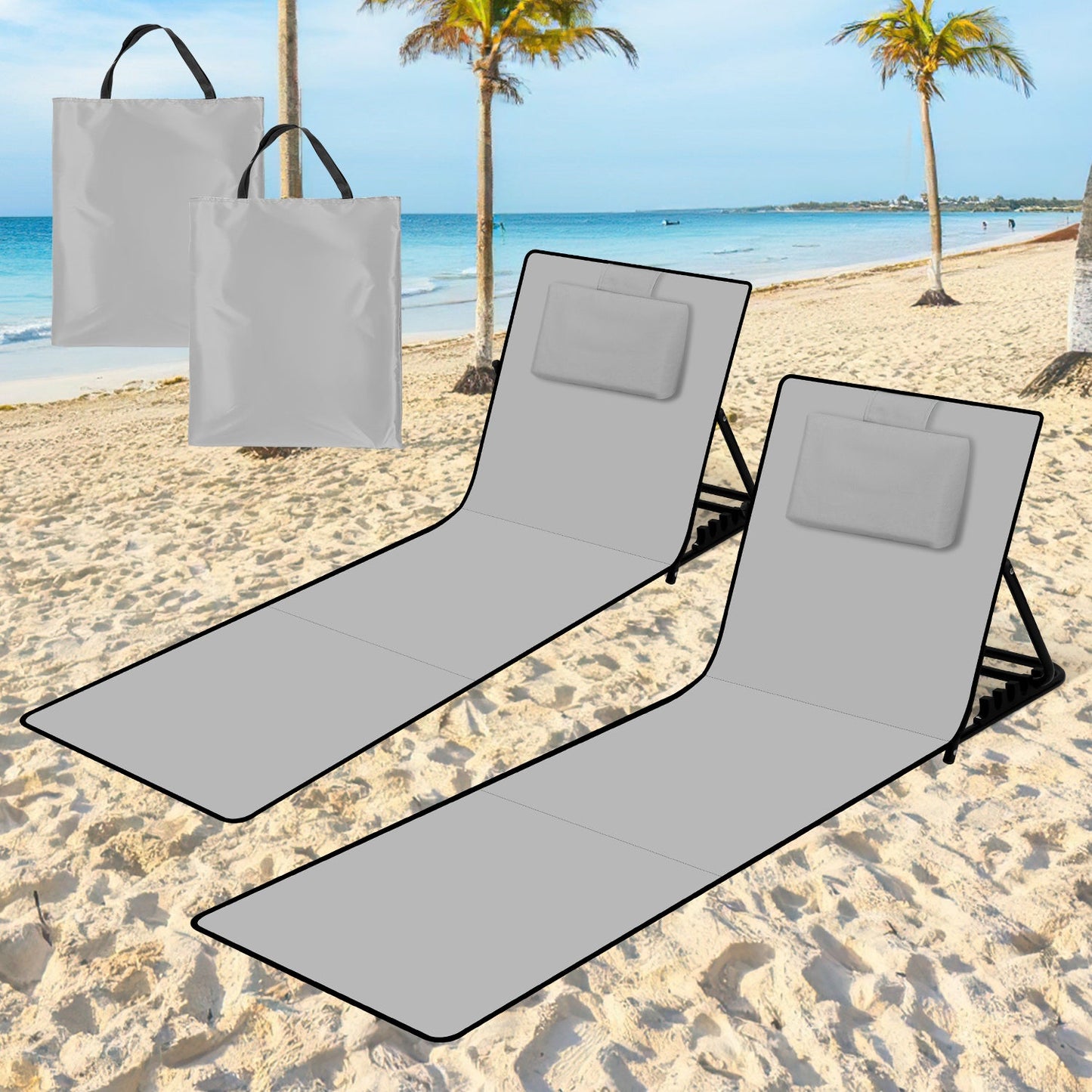 RelaxMate Tragbares Strandbett – Komfort und Bequemlichkeit Unterwegs