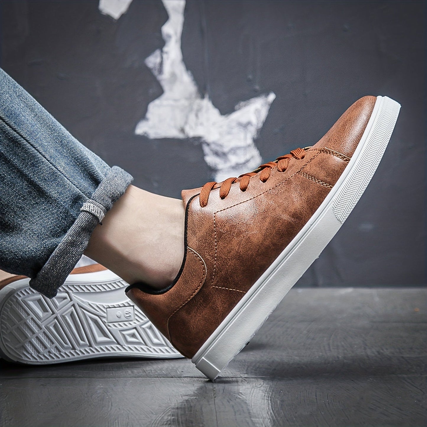 Herren Freizeit Sneaker mit Schnürsenkeln – Komfortabel und Modern für Frühling und Sommer