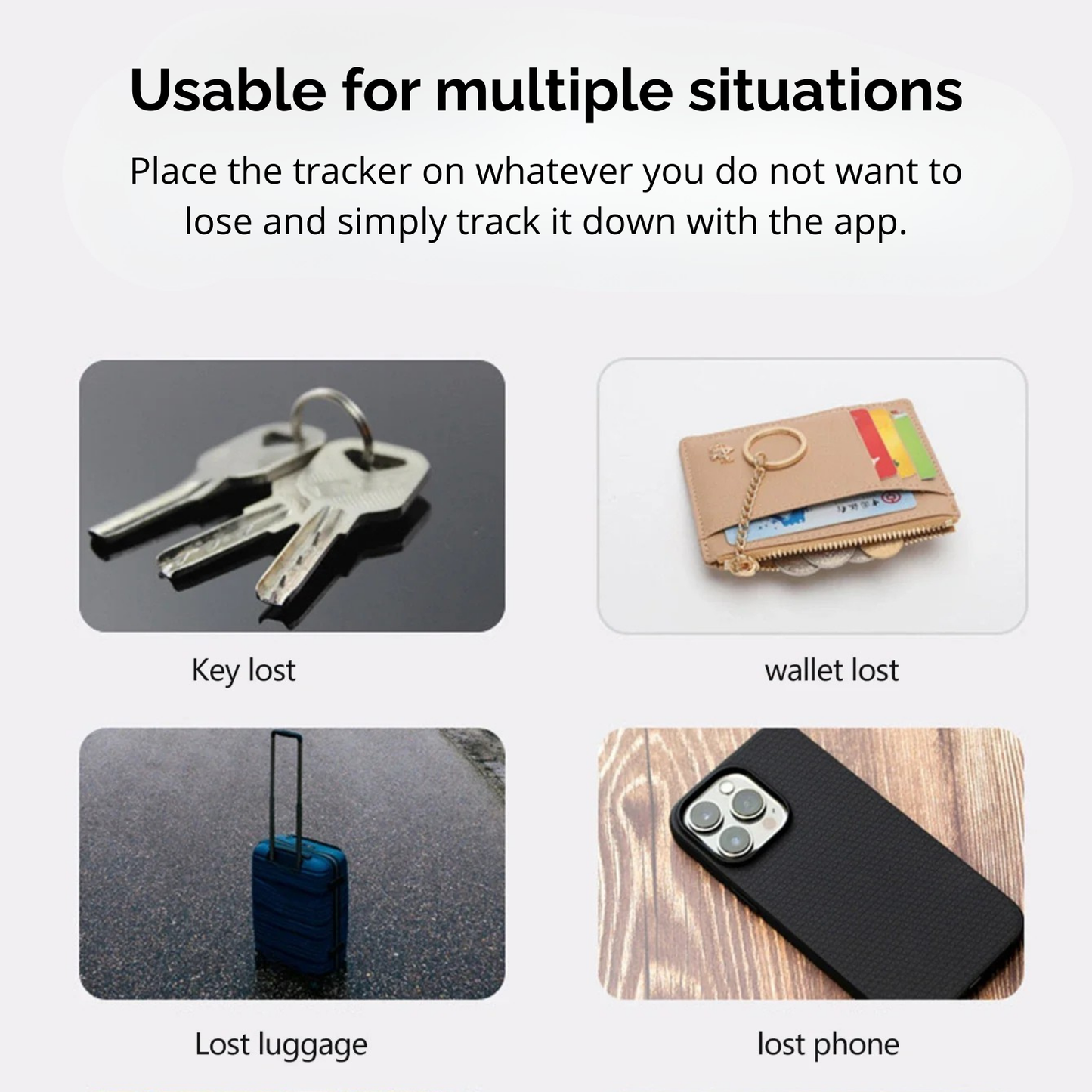 TrackMate Haustierfinder – Bluetooth Anti-Verlust Tracker für Haustiere und Gegenstände