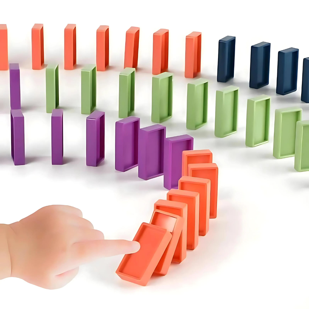 Automatischer Dominosteine-Setzer für kreativen Spielspaß