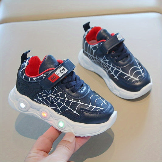 Spider-Net LED Sneakers - Für Abenteuerlustige Kinder