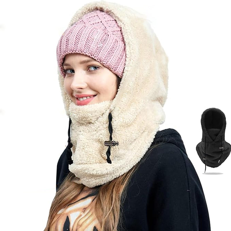PolarGuard 3-in-1 Wintermütze – Warm, Winddicht und Multifunktional