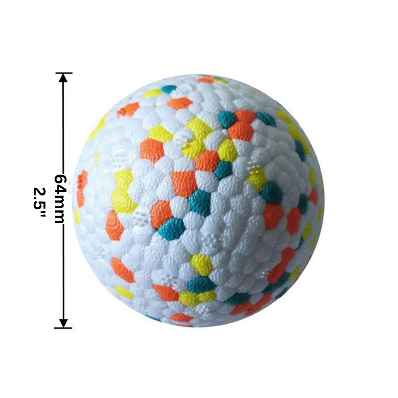 Bunter Hunde-Spielball – Aktiver Spaß für deinen Hund
