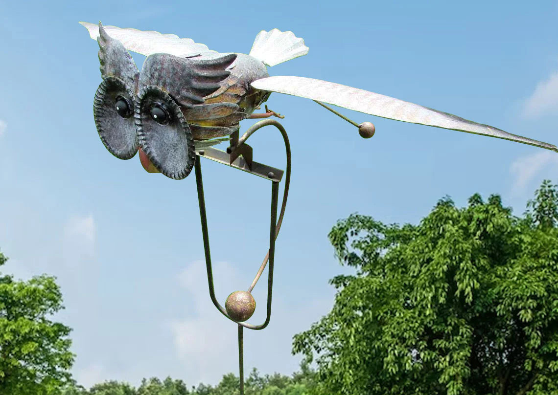Metall Vogel Windgenerator - Dekorative Gartenornamente