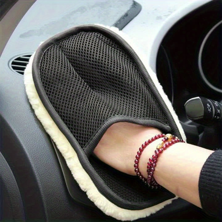Ultra Weiche Mikrofaser Putzhandschuh - Perfekt für die Autopflege