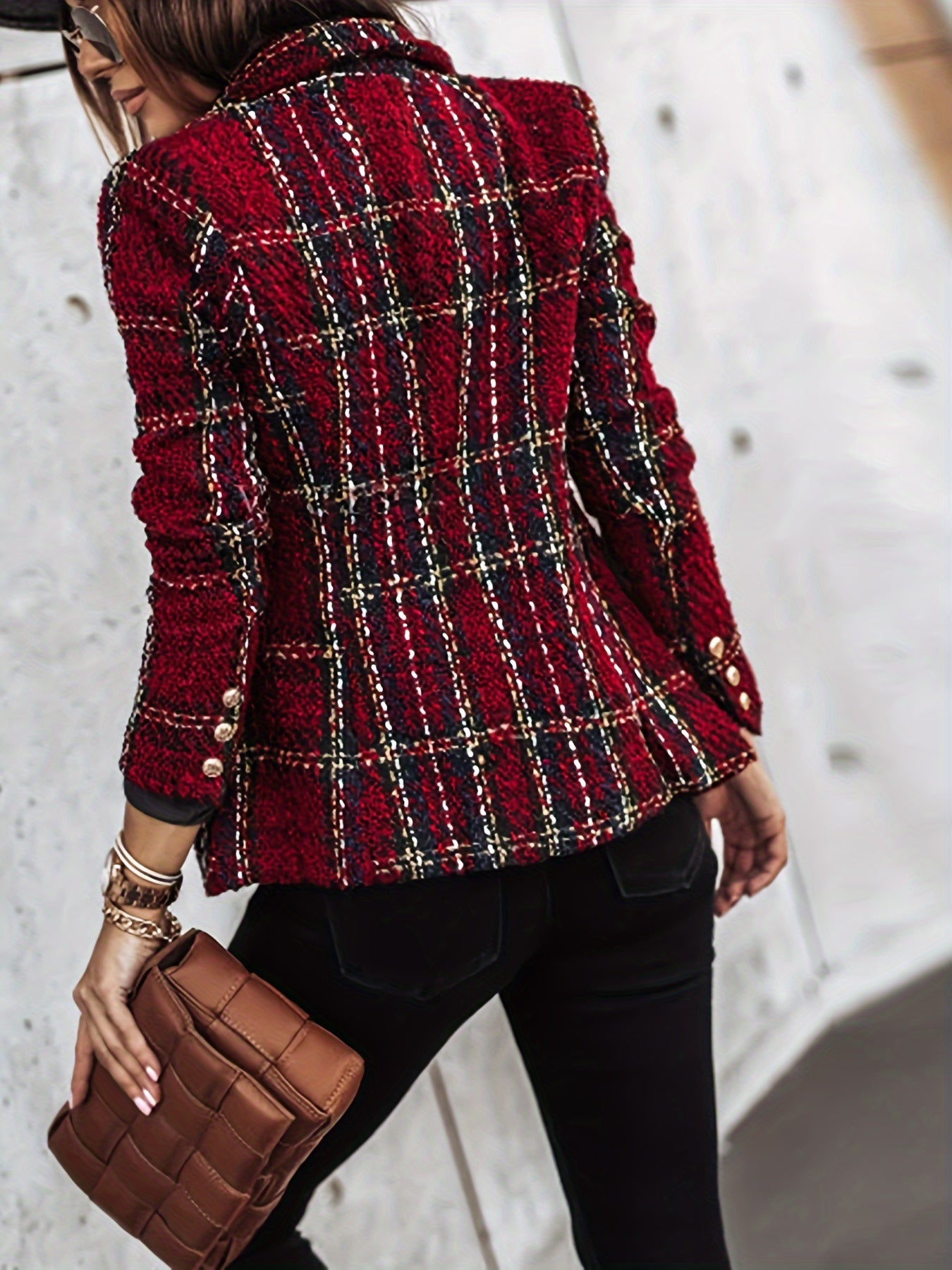 Clara Stilvoller Plaid Blazer - Elegant Für Jede Saison