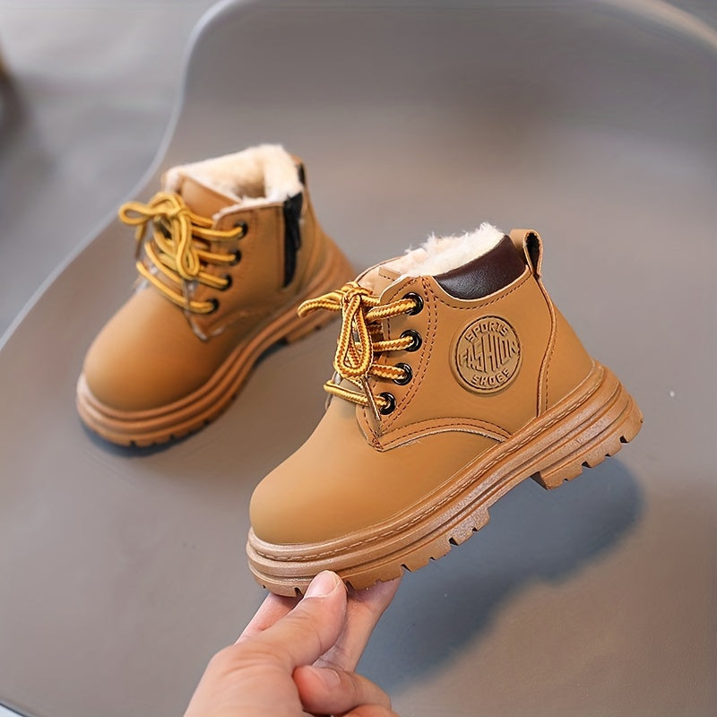 Trendy Fleece Stiefel für Jungen - Warm und Wasserdicht