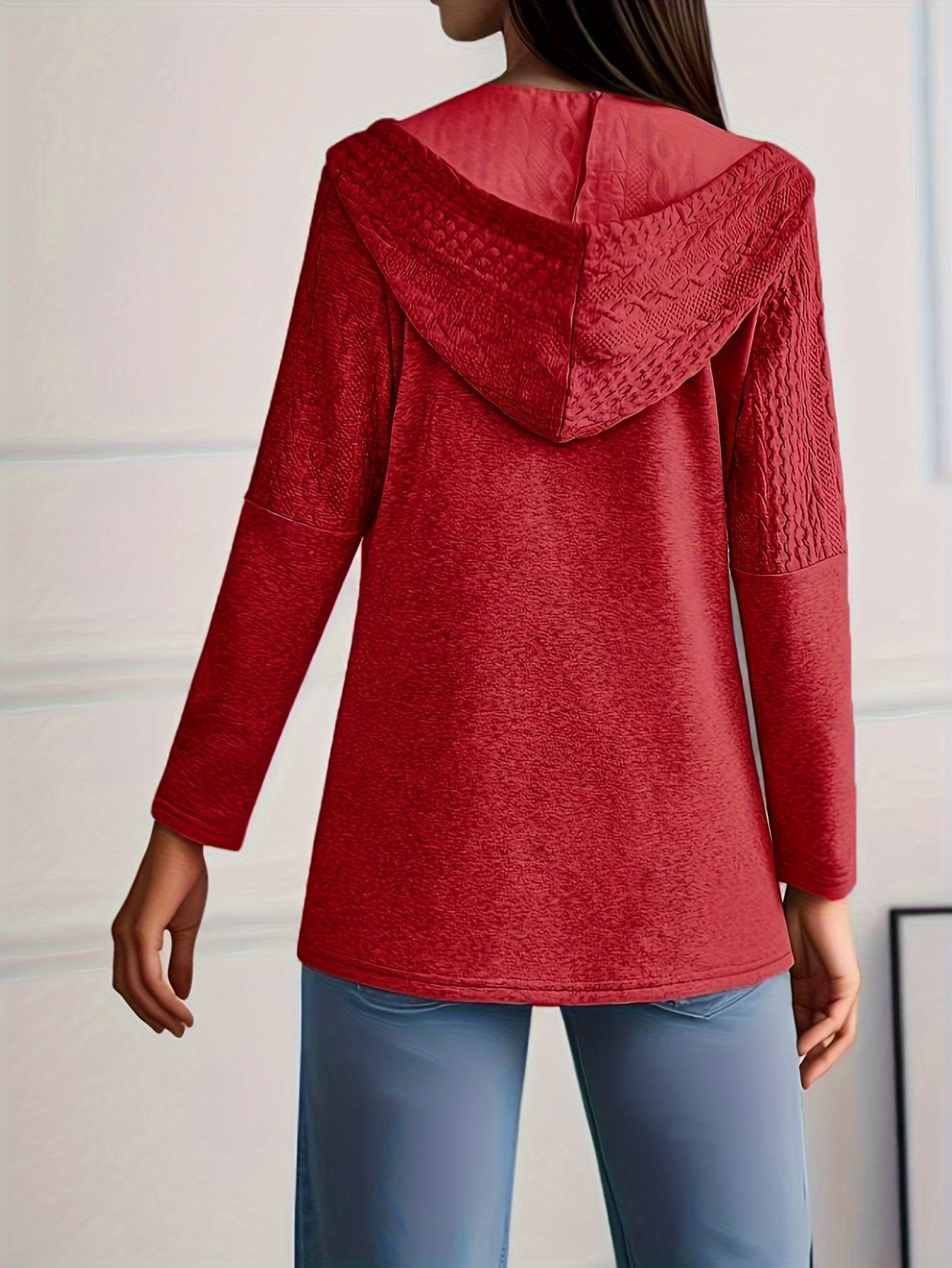 Luna Strick Hoodie Jacke – Stylisch und Bequem für Damen im Herbst und Winter