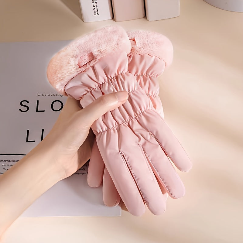 Premium Winter-Touchscreen-Handschuhe – Wärmeisolierte, Winddichte und Wasserabweisende