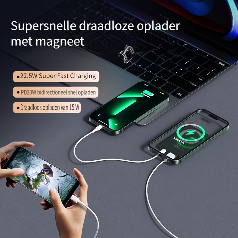 Magnetische Powerbank – Ultradünn mit Superschneller Drahtloser Ladetechnologie
