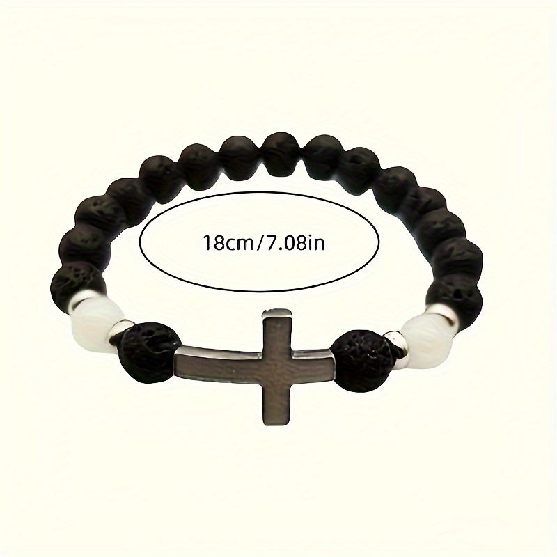 Leuchtendes Armband mit Kreuzperlen – Für einen einzigartigen Stil
