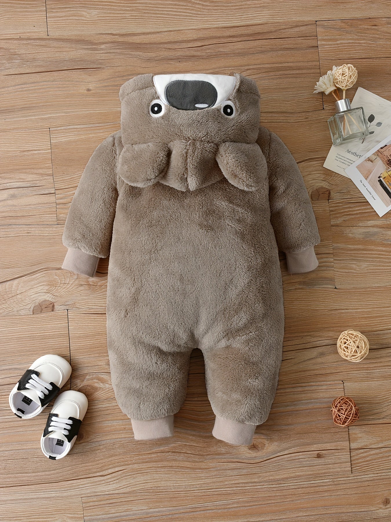 Benny Bären Strampler für Babys – Kuscheliger und warmer Overall für draußen