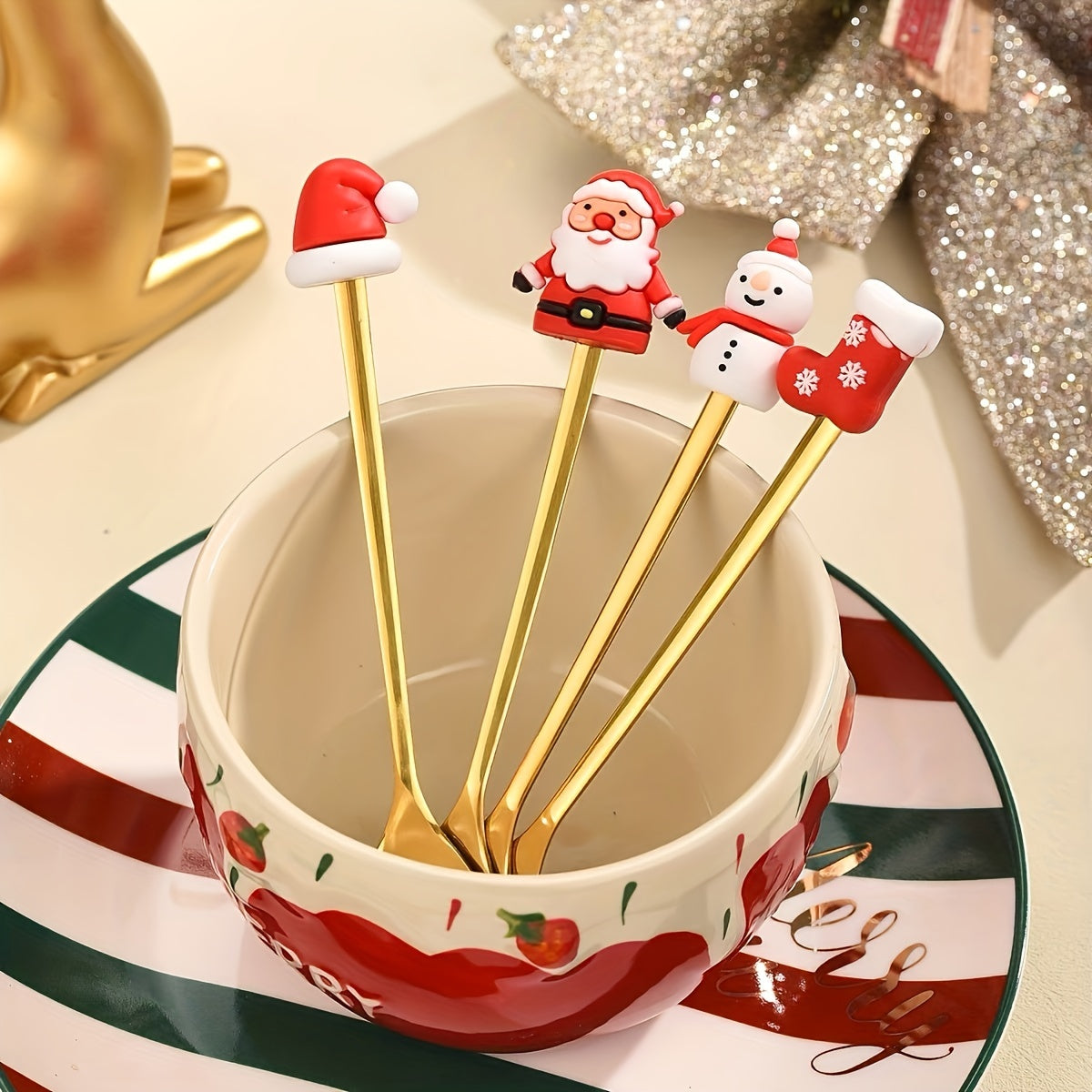 Weihnachtliches Löffelset – Für festliche Tafelmomente