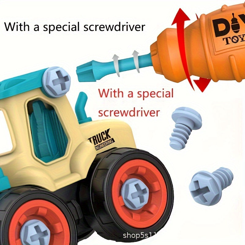 DIY Lastwagen Baukasten - Kreatives Spielzeug für Kinder