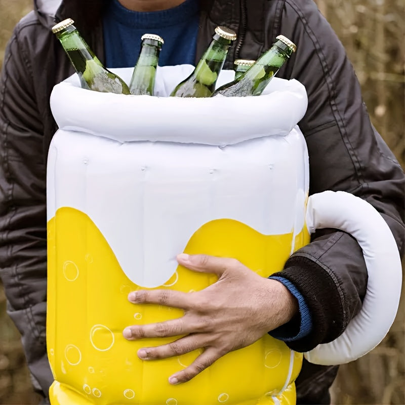 Aufblasbarer tragbarer Eiskübel für Outdoor-Spaß