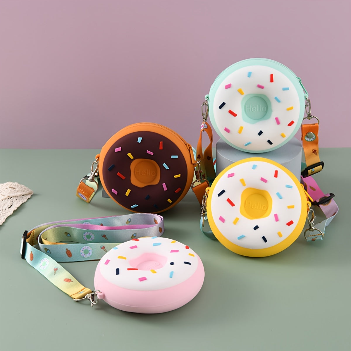 Lunas Donut Handtasche - Verspielte Taschen für Kinder