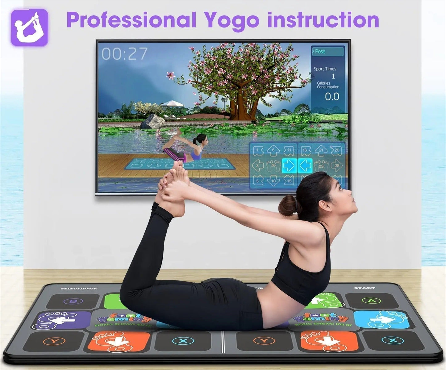 DanceMaster Interaktive Tanzmatte – Fitness & Spaß für die ganze Familie