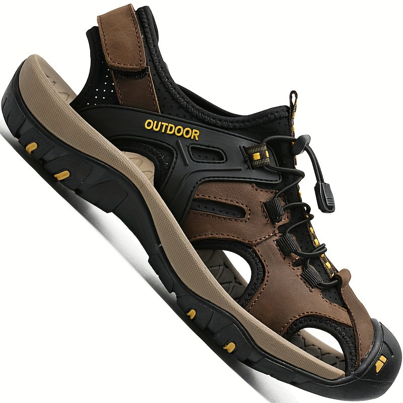 Herren Premium Leder Fischer Sandalen – Bequem & Langlebig