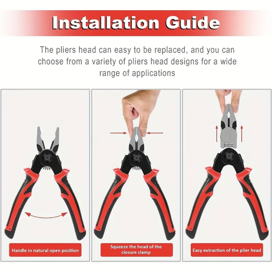 MultiGrip 5-in-1 Zangset – Flexibles Werkzeug für jede harte Arbeit