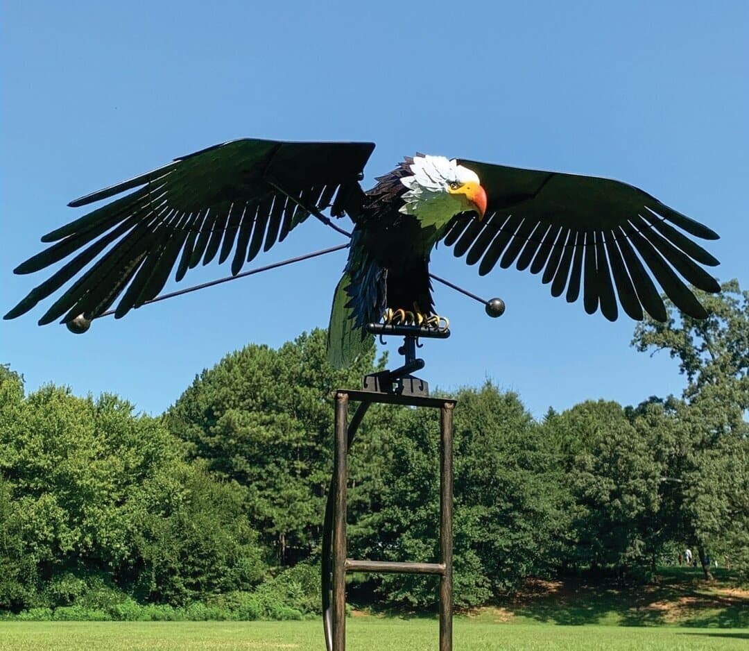 Metall Vogel Windgenerator - Dekorative Gartenornamente