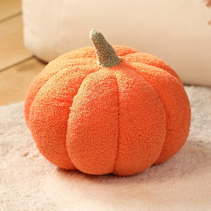 Plüsch Kürbis Kissen – Gemütlich und Weich für Herbstdekoration