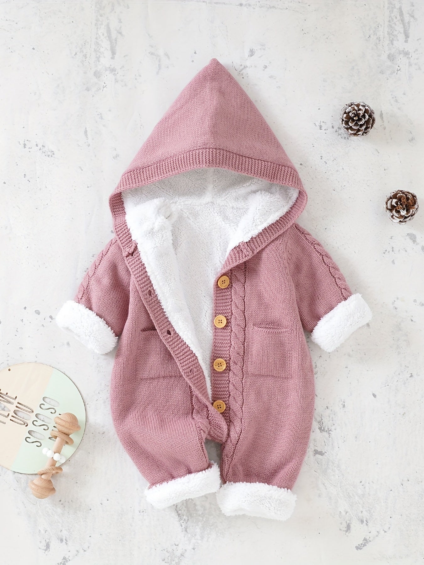 Niedlicher Strick-Jumpsuit – Für Wärme und Komfort