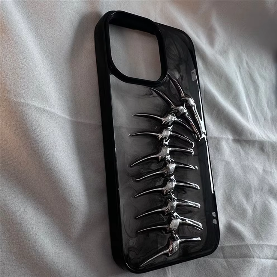 Handyhülle mit 3D Fischgrät-Design – Robust und Schutzgebend