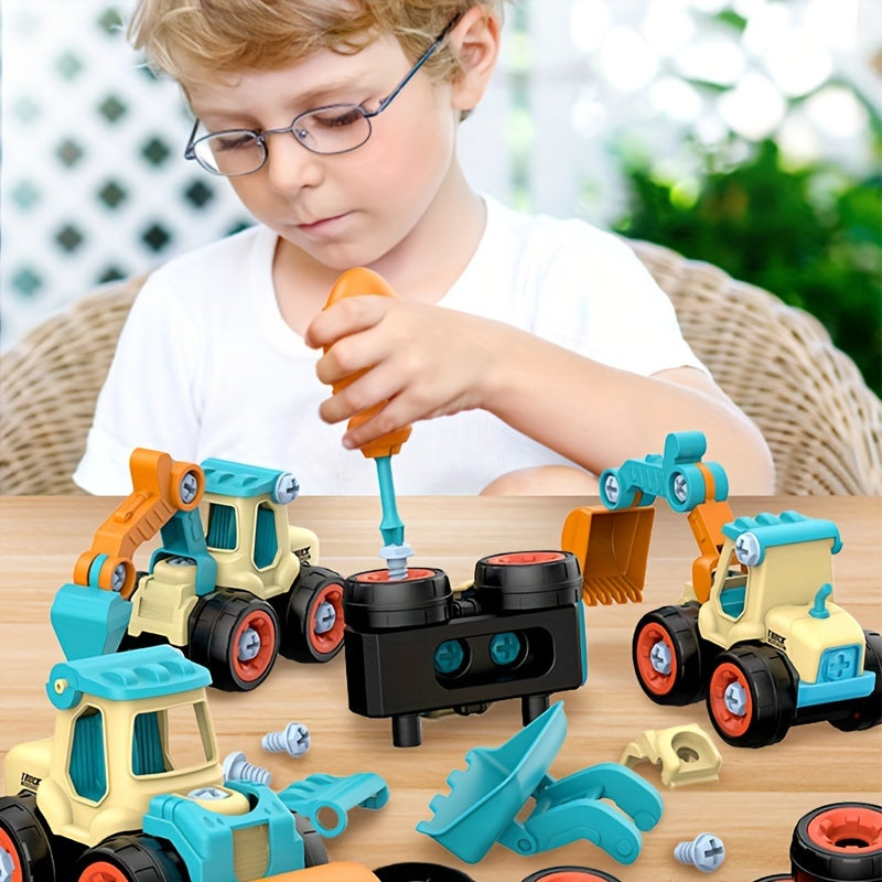 DIY Lastwagen Baukasten - Kreatives Spielzeug für Kinder