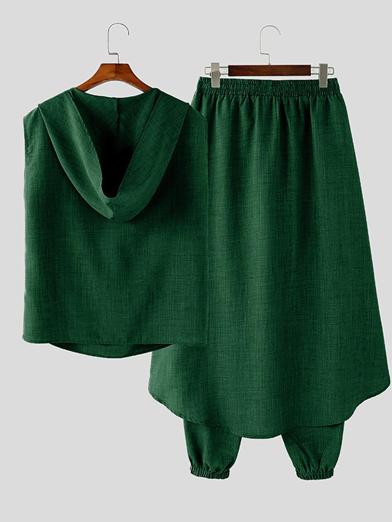 Coole Mid-Length Herren Set – Ärmellose Weste und Baggy Hose