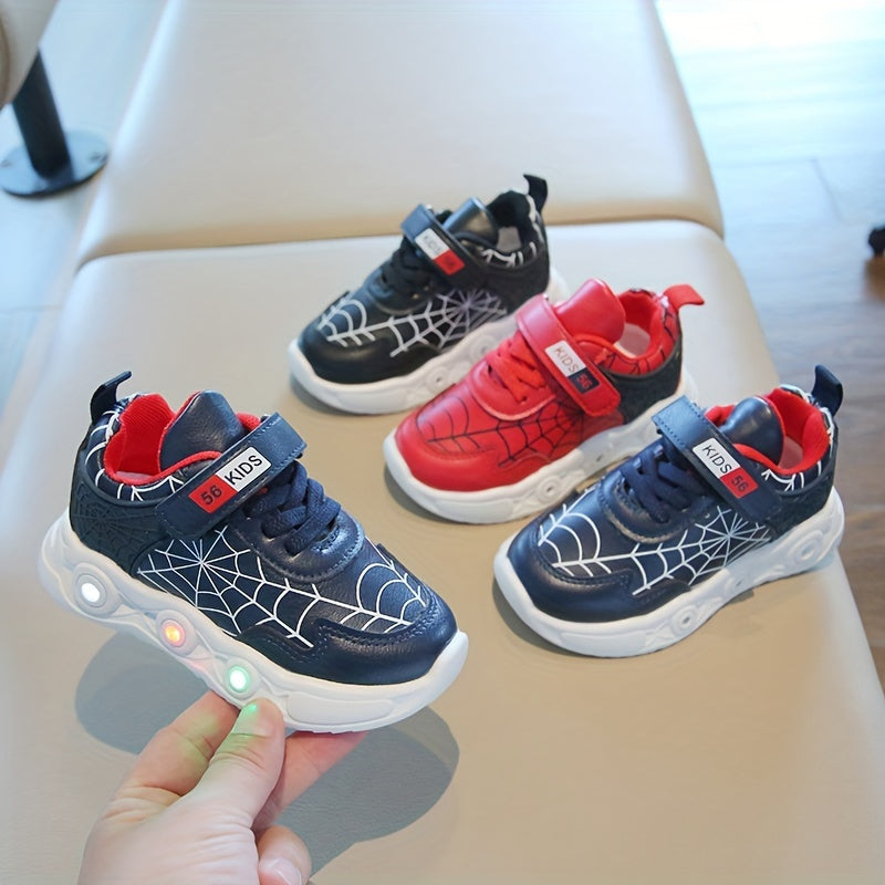 Spider-Net LED Sneakers - Für Abenteuerlustige Kinder