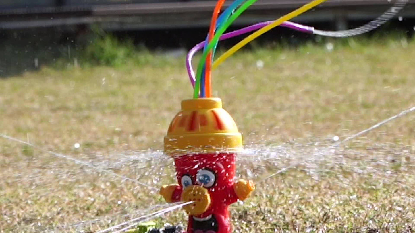 Verspielter Wassersprenger Feuerwehrhydrant – Spaß und Erfrischung für Kinder