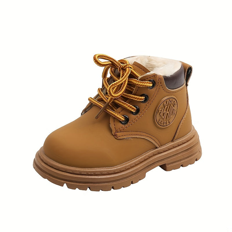 Trendy Fleece Stiefel für Jungen - Warm und Wasserdicht