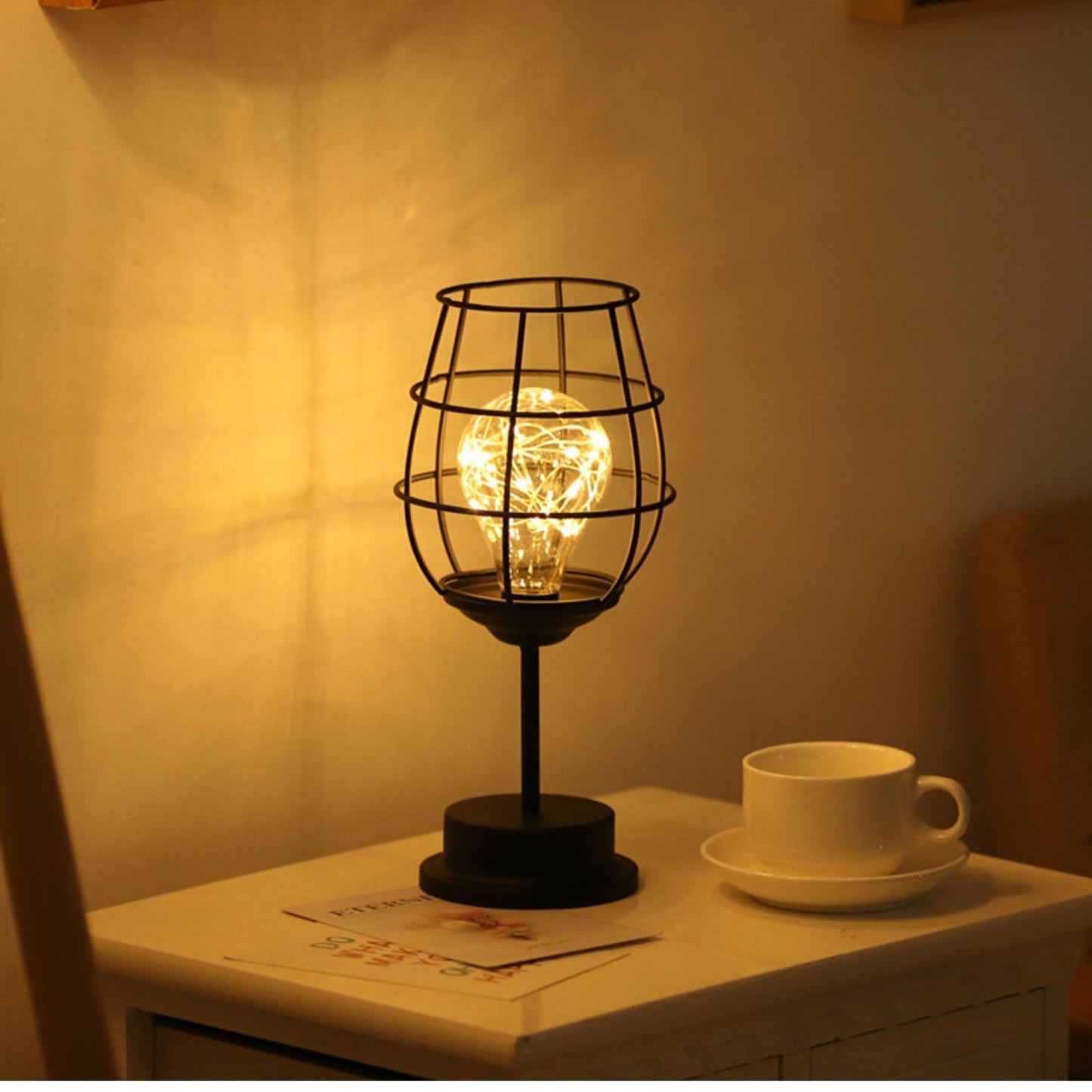 Edison Vintage Tischlampen – Industrieller Stil, Stimmungsvolle Beleuchtung