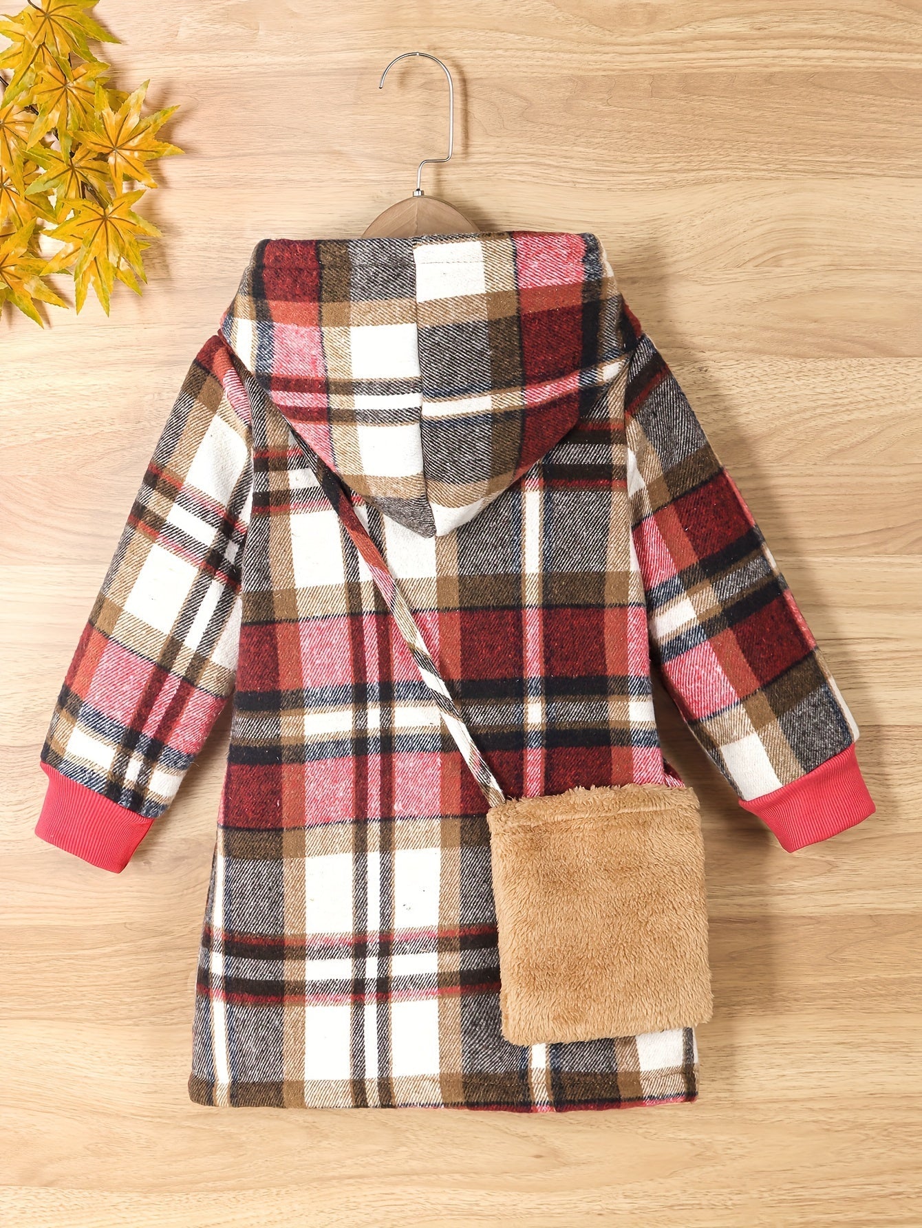 Mila Fleece Karierter Mantel für Kinder – Warm und Stylisch für den Winter