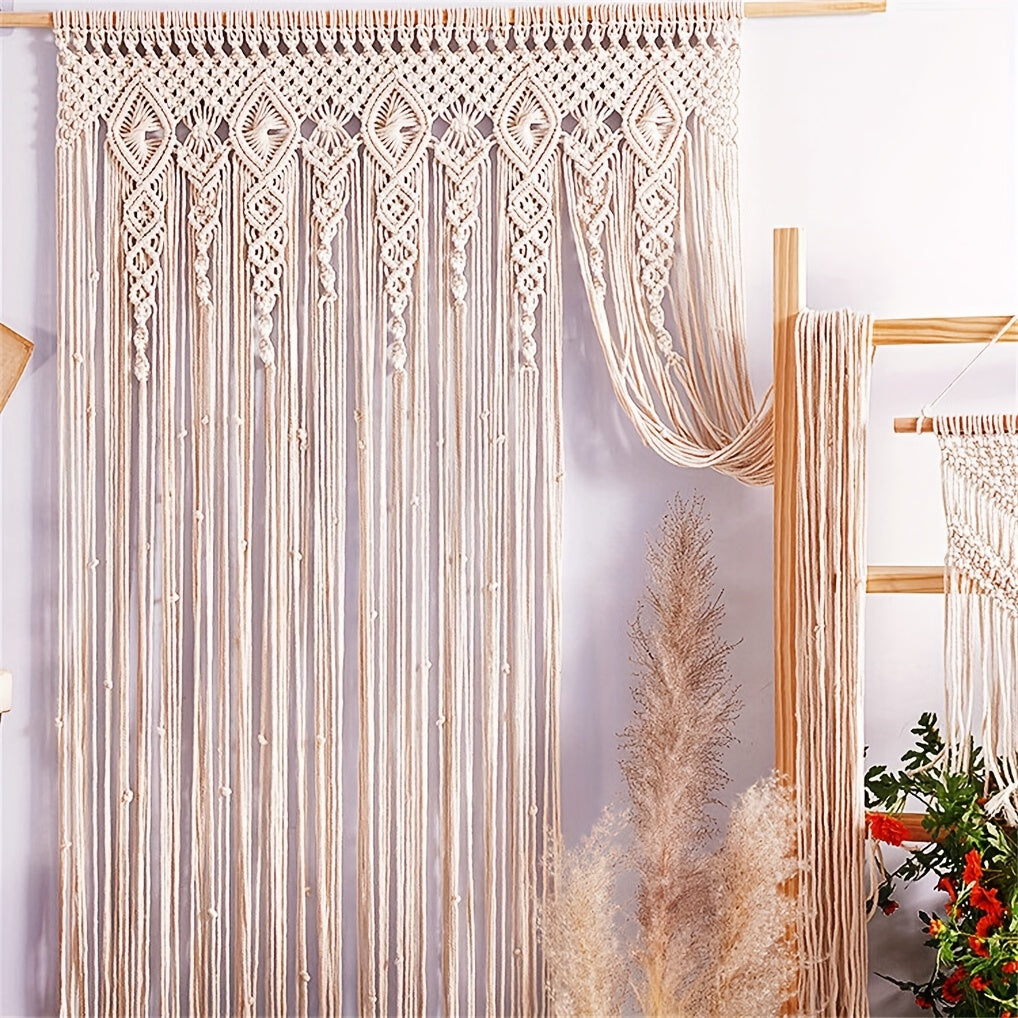 Boho Makramee Vorhang – Dekorativ und Praktisch als Trennvorhang