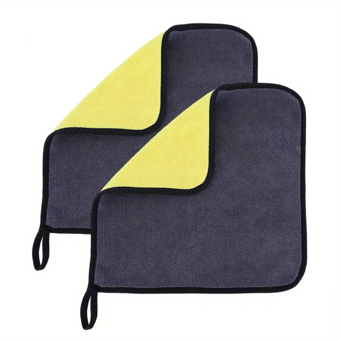 Doppelseitiges Coral-Fleece Auto-Waschhandtuch – Weich und Absorbierend für Glanz