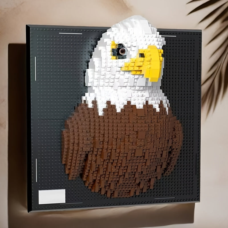 Kreative 3D Wandkunst Bauklötze – Hai und Adler Kollektion